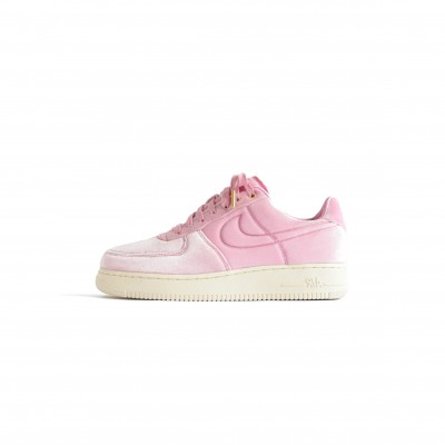 NIKE AIR FORCE 1 LOW PREMIUM 3 VELOUR PINK RISE AT4144-600